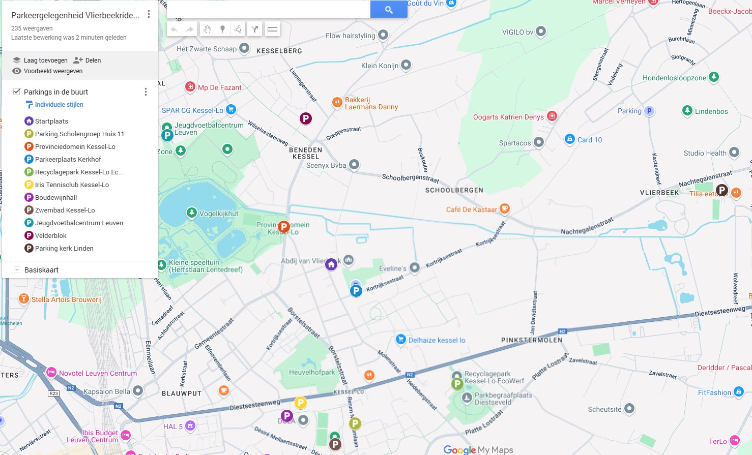 Parkeergelegenheid VLBR Classic